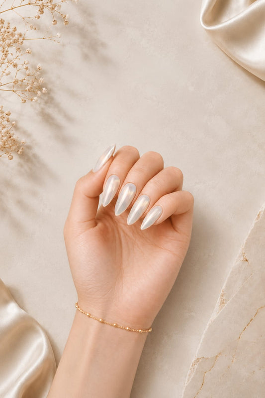 Glazed Donut Pearl – Perlmutt-Glow mit elegantem Chrome-Finish 🤍