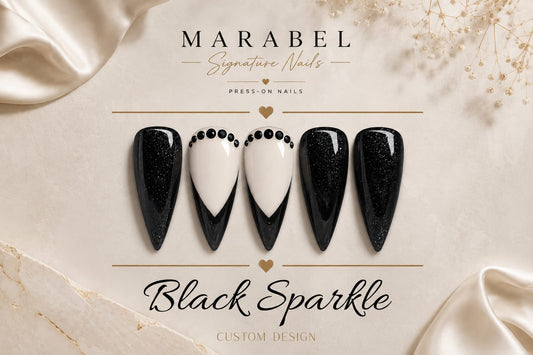 Black Sparkle – Edgy Eleganz mit funkelndem Glam-Finish 🖤