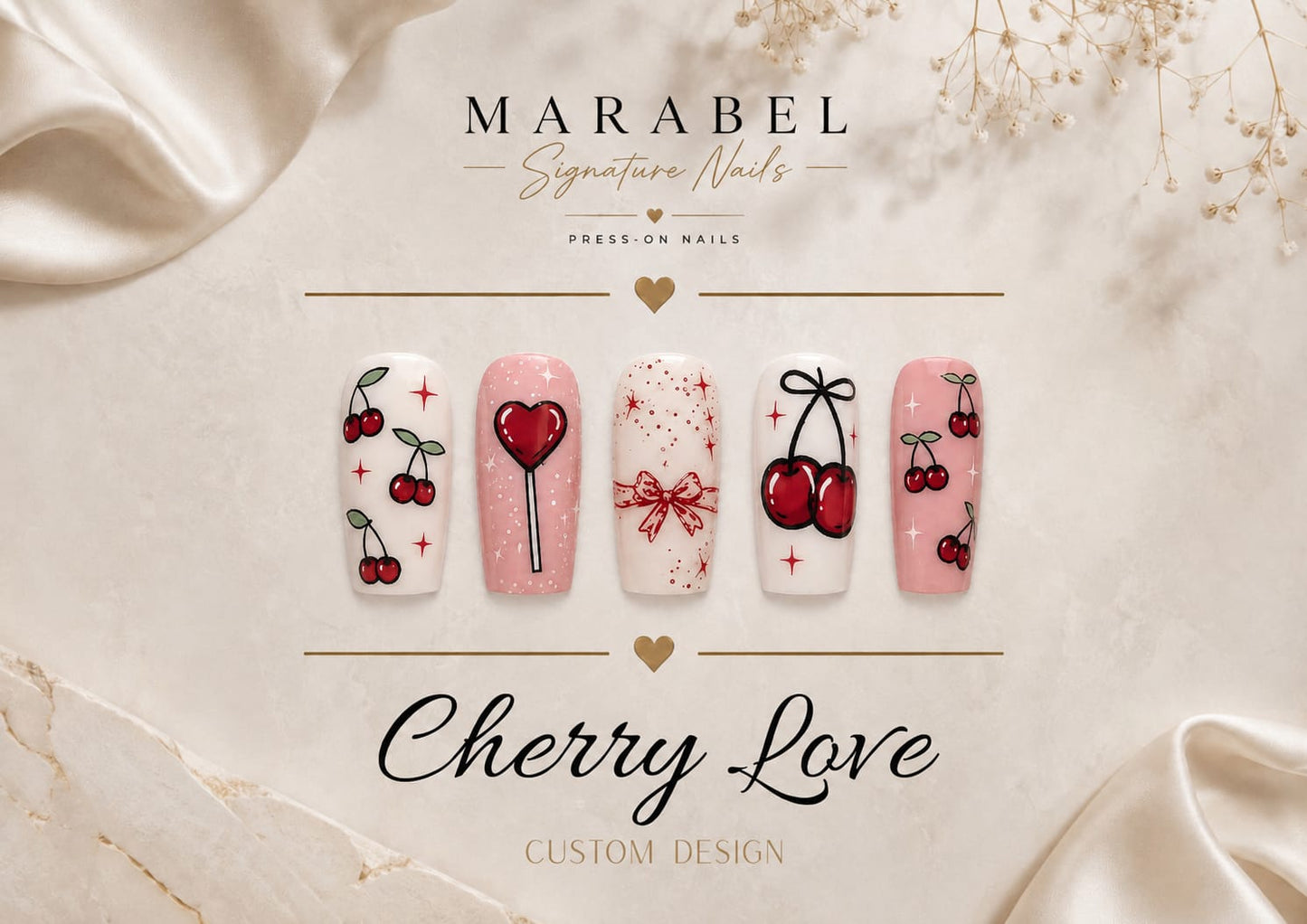 Cherry Love – Verspielter Charme mit süßen Kirschdetails 🍒