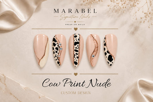 Cow Print Nude – Trendiger Cow-Print trifft auf elegante Nude-Details 🐄