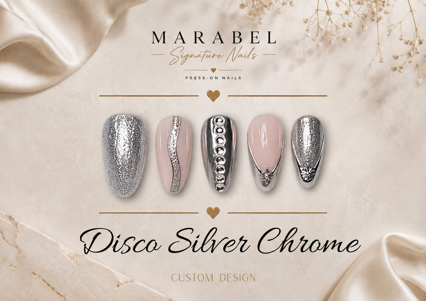 Disco Silver Chrome – Futuristischer Glam mit funkelndem Silver-Chrome-Look 💿