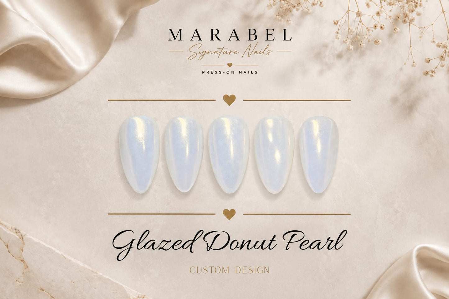Glazed Donut Pearl – Perlmutt-Glow mit elegantem Chrome-Finish 🤍