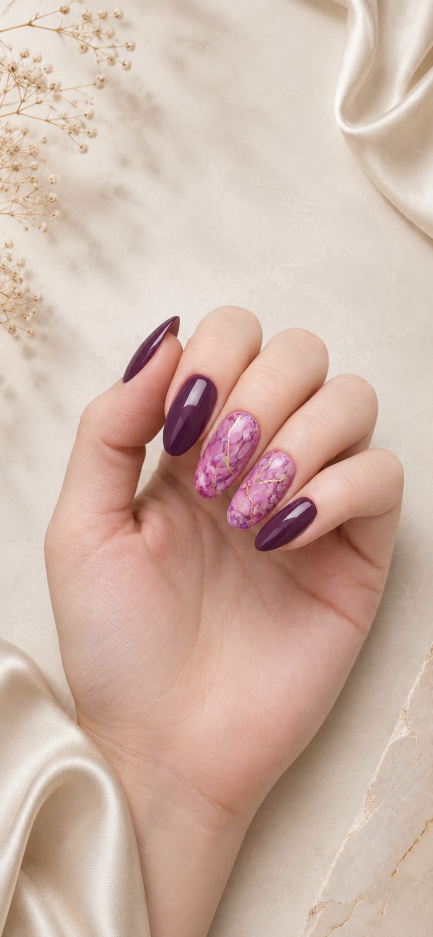 Ink Effekt – Künstlerischer Marble-Look mit luxuriösen Gold-Akzenten 💜