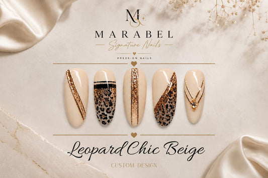 Leopard Chic Beige – Eleganter Animal-Glam mit luxuriösen Gold-Details 🐆