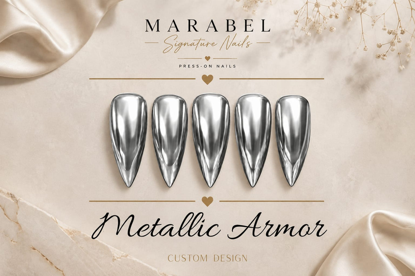 Metallic Armor – Futuristische Eleganz mit spiegelndem Chrome-Finish 🩶