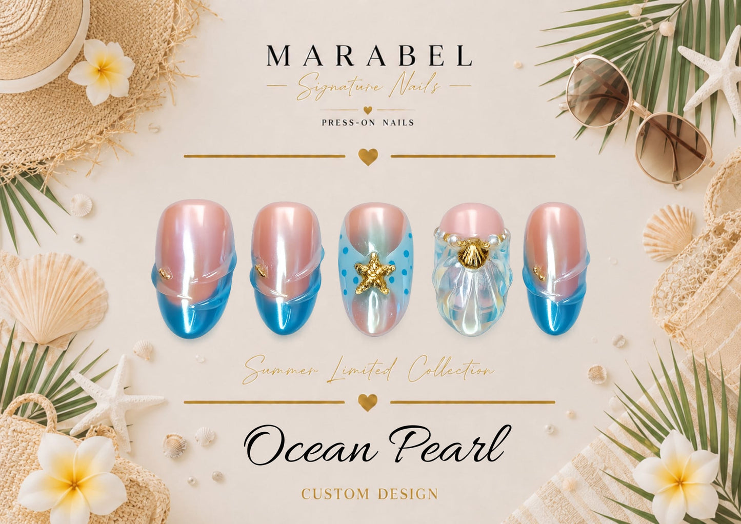 Ocean Pearl – Schimmernde Meeres-Eleganz mit luxuriösem Pearl-Glow 🐚✨