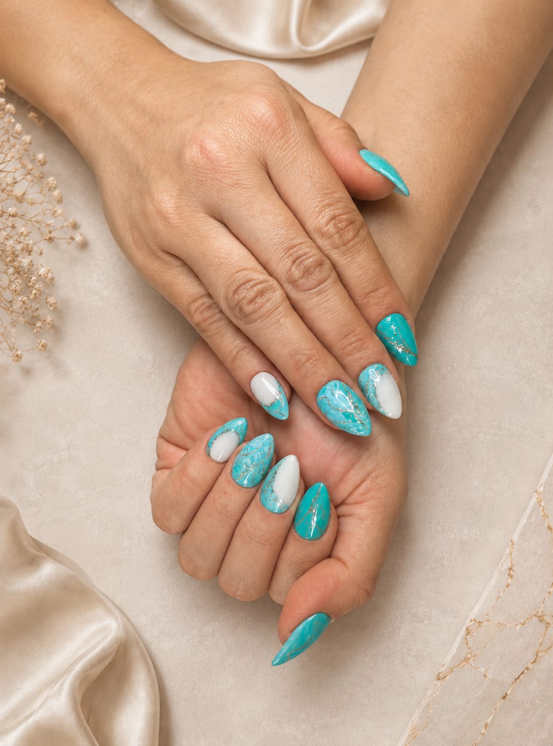 Ocean Veil – Elegante Marble-Optik inspiriert von den Farben des Ozeans 🌊