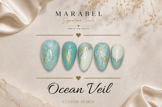 Ocean Veil – Elegante Marble-Optik inspiriert von den Farben des Ozeans 🌊