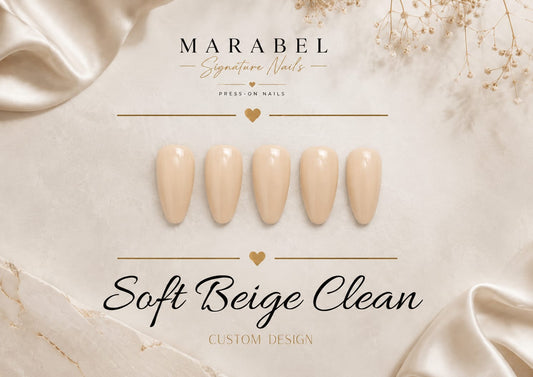 Soft Beige Clean – Dezente Eleganz für einen natürlichen Look 🤎