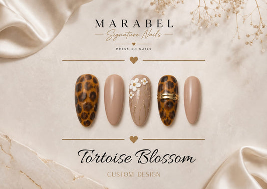 Tortoise Blossom – Eleganter Tortoise-Look mit floralen Luxury-Details 🤎