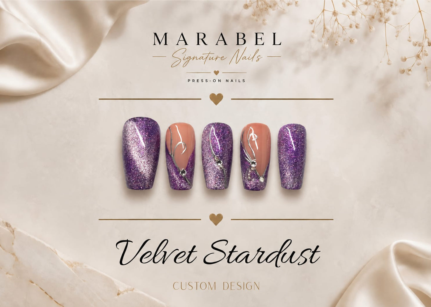 Velvet Stardust – Magischer Cat-Eye Glamour mit funkelnder Tiefe 💜