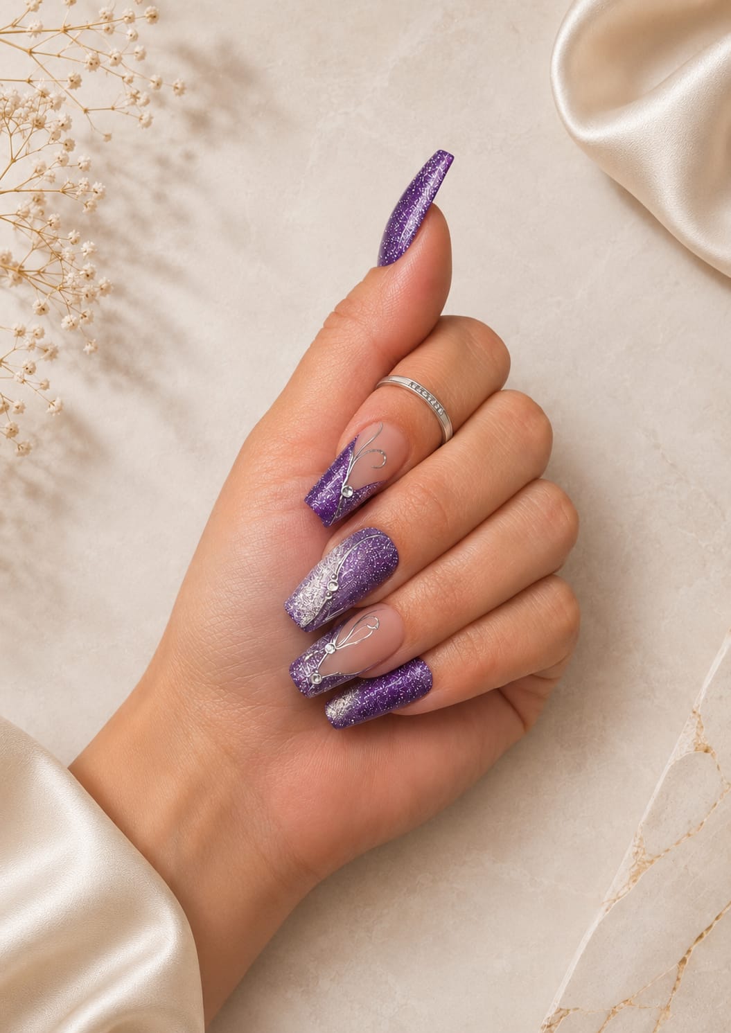 Velvet Stardust – Magischer Cat-Eye Glamour mit funkelnder Tiefe 💜