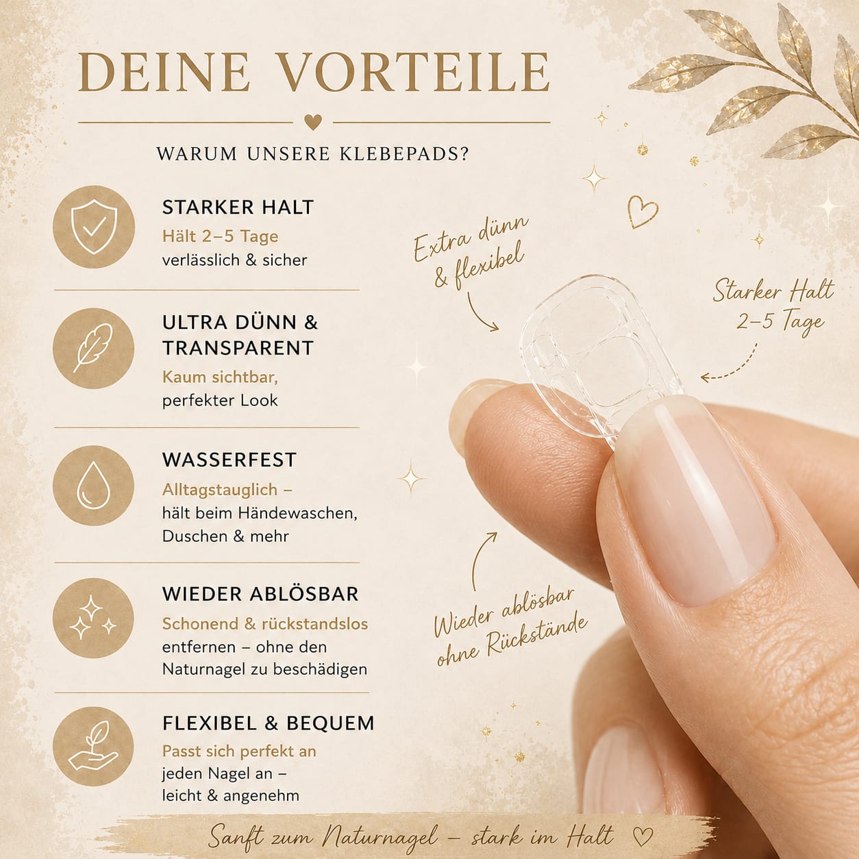 Klebepads für Press-On Nails